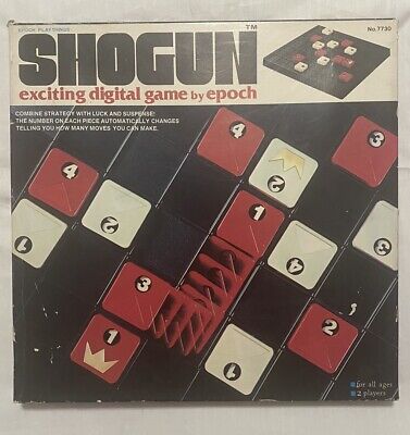Vintage 1976 Shogun Digital Game No.7730 By Epoch Strategy Toy 100% Complete