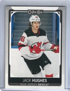 2021-22 O-Pee-Chee #492 Jack Hughes - Picture 1 of 2