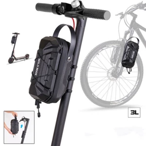 WILD MAN E-Scooter Bicycle Handlebar Hanging EVA Hard Case Front Fork Bag 3L Box - Picture 1 of 24