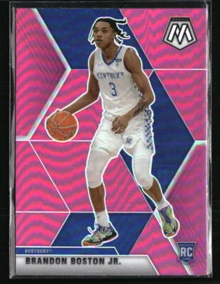 Brandon Boston Jr. 2021 Panini Chronicle Mosaic Pink #275 RC Basketball - Image 1 of 2