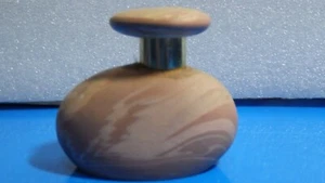 Vintage Jande Jafra 1/4 fl oz perfume rare (bottle only moist) clay look swirl - Picture 1 of 3