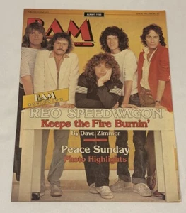 VTG 1982 BAM Bay Area Music California Bands Magazine REO Speedwagon - Picture 1 of 13
