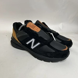 New Balance 990v5 Made in USA “Black Tan” Leather M990BB15 Men’s 9 New - Picture 1 of 5