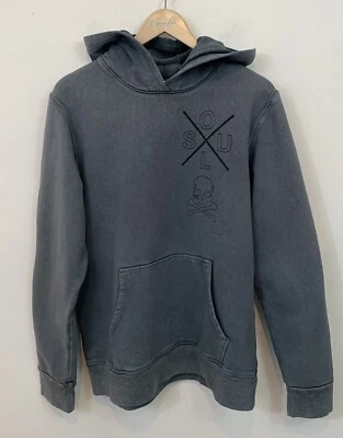 Soulcycle Sweatshirt Pullover Hoodie Gray Skull Bones Women’s Size Large - Image 1 of 4
