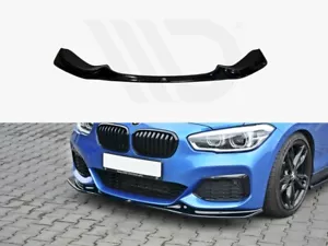 Front Diffuser Splitter V3 Maxton Design Gloss ABS for Bmw 1 F20/ F21 M-Power FL - Picture 1 of 5