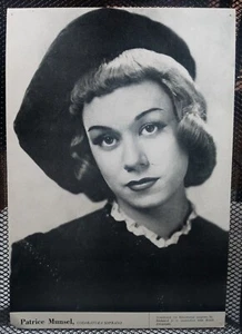 Patrice Munsel Coloratura Soprano American Singer Opera Vtg Mini Poster Columbia - Picture 1 of 2