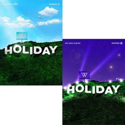 WINNER [HOLIDAY] Album Foto Buch 2 Ver SET 2CD+2Foto Buch+10 Karte+2 Sticker - Bild 1 von 4