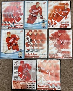 8 Stück Detroit Red Wing 2004 8 x 10 Spielereinlagen - Bild 1 von 1