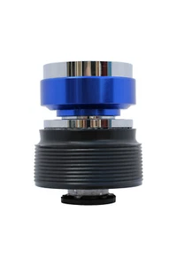 Kit Boss de Volante de Liberación Rápida Cromado Azul para SUBARU 027 - Imagen 1 de 4