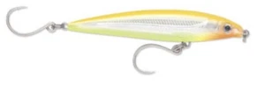 Rapala X-Rap Agua Salada Larga Fundida Poco Poco Poco Poco Poco Profunuada SXRLS-14 Hueso Chartreuse - Imagen 1 de 1