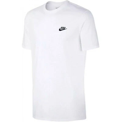 Nike Men's T-Shirt Embroidered Logo Athletic Short Sleeve Tee Cotton Tops - Image 1 of 4