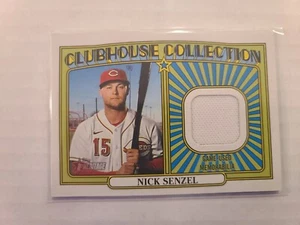 2021 Heritage High Number Clubhouse Collection Jersey Relic Nick Senzel Reds - Picture 1 of 1