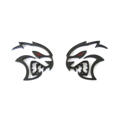 2pack Redeye Hellcat Right Left Emblem for 68394606AB Black - Image 1 of 4