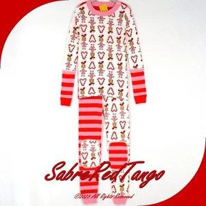 NEU MIT ETIKETT HANNA ANDERSSON BIO LANGER JOHNS PYJAMA DR SEUSS CINDY LOU CANE 100 4T 4 - Bild 1 von 5