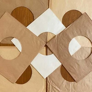 Five 45-sized paper sleeves for repurposing - Picture 1 of 5