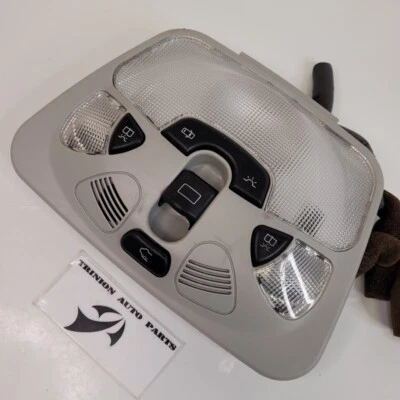 2001-2007 Mercedes-Benz C-Class C240 Overhead Console Lights Sun Roof Gray OEM - Image 1 of 4