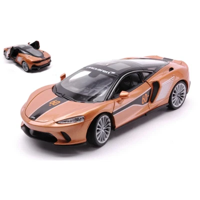 MCLAREN GT 2019 METALLIC DARK BEIGE 60th ANNIVERSARY EDITION 1:24 Welly Auto Com - Immagine 1 di 4