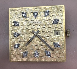 Reloj Automático Juvenia Vintage Oro Amarillo 18k Diamante Cara No Funciona - Imagen 1 de 5