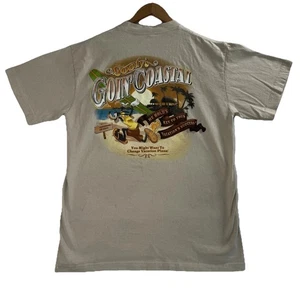 Disney 90s Vintage Tshirt Herren Large Beige Goofy Going Coastal - Bild 1 von 8