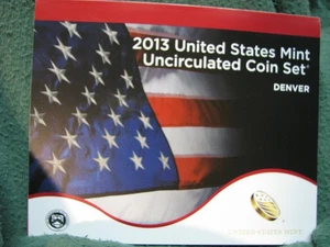 2013 D & P  U.S. Mint Uncirculated Set  28 Coin Set  Sealed In Plastic  As Shown - Picture 1 of 4