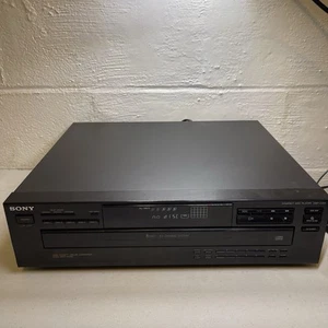 Sony CDP-C265 CD Player 5 Disc Changer Carousel Black Tested Works Great - Picture 1 of 11