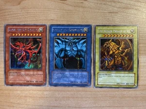 Slifer GBI-001 Obelisk GBI-002 Ra GBI-003 Secret Rare Promo YuGiOh English - Picture 1 of 16