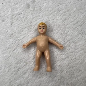 Vintage 1990s Town Square Miniature Dollhouse Baby Doll Boy Mini 2" Tall - Picture 1 of 12