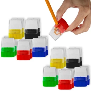 100 Pack Handheld Manual Pencil Sharpeners in Bulk Plastic Pencil Sharpeners ... - Bild 1 von 8