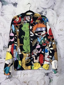 Members Only Nickelodeon Rugrats Windbreaker Jacket Men’s Size Medium - Picture 1 of 7