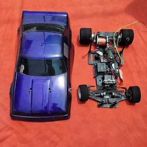 VTG BOLINK/KO-PROPO RC CAR CHASSIS WHIT THUNDERBIRD SHELL FOR PARTS - Picture 1 of 24