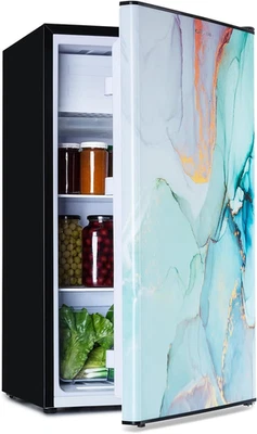 Coolart - Combinazione Di Congelatore E Frigorifero, Frigo Con 2 Livelli, Design - Immagine 1 di 4