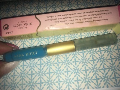 02 -  Authentic Nina Ricci Plush Duo Eye/shadow/liner liquid blue glossy/matte - Image 1 of 2