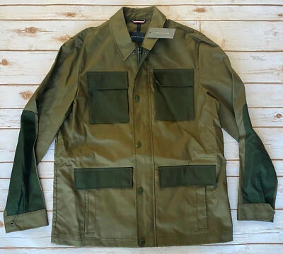 TOMMY HILFIGERSHOREWOOD ПОЛЕ КУРТКА ОЛИВКОВЫЙ ЗЕЛЕНЫЙ МУЖСКОЙ БОЛЬШОЙ НОВЫЙ С ЯРЛЫКАМИ $199 - Изображение 1 из 4