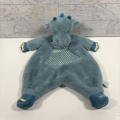 Douglas Baby синий дракон Sshlumpie милый мягкий мех безопасности одеяло 19» большой! - Изображение 1 из 4