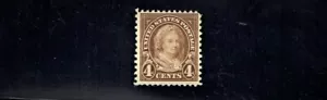 1926-8 U.S. Classic 4c Yel Brown Martha Washington p.11x10 1/2 Sc#636 M/NH/OG^ - Picture 1 of 1