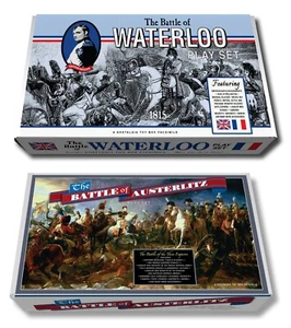 Marx "The Battle of Waterloo" OR "The Battle of Austerlitz" Play Set Box - Picture 1 of 9