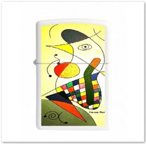 ZIPPO Art Collection - in memory of Joan Miró - Benzin Sturm Feuerzeug - weiss - Picture 1 of 1
