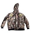 WFS Element Gear Burly Camo Youth Size L Insulated Hooded Hunting Coat Jacket