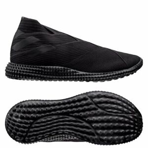 New Adidas Nemeziz 19.1 TR Training Soccer Shoes Blackout Triple Black-Gold SZS