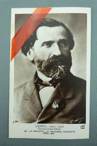 Carte postale de Giuseppe Verdi 1813-1901, compositeur Italien. - Picture 1 of 2