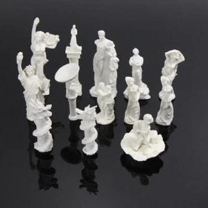 GY04087 13pz Statua Scultura Fontana Modello Treno Ferrovia HO 1:87 Architettura - Foto 1 di 5