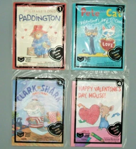McDonald's Happy Meal 2016 Books complete #1 #2 #3 & #4 with Valentine cards NIP - Picture 1 of 12