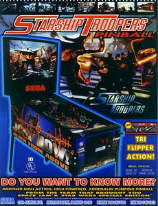 Pinball ROM CPU and DISPLAY SET (2 chips) Sega Starship Troopers upgrade - Picture 1 of 1