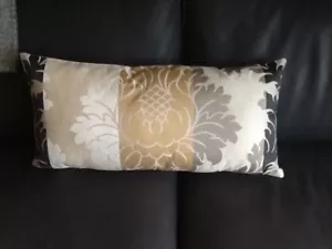 Cushion Bolster Cover Laura Ashley Vittoria Gold Fabric Stunning New!! - Picture 1 of 1