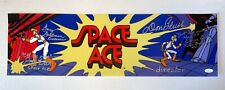 SPACE ACE CAST X4 Signed Video Game Arcade MARQUEE Autograph JSA COA CERT