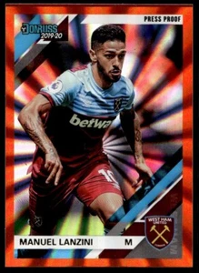 2019 Donruss Orange Laser Manuel Lanzini West Ham United #184 - Picture 1 of 2