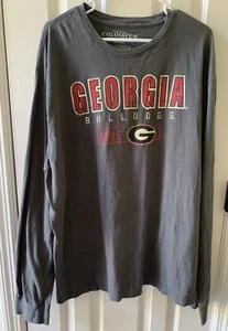 Colosseum UGA Bulldogs 1785 Logo Mens Sleeve Grey T-shirt Size 2XL - Picture 1 of 9