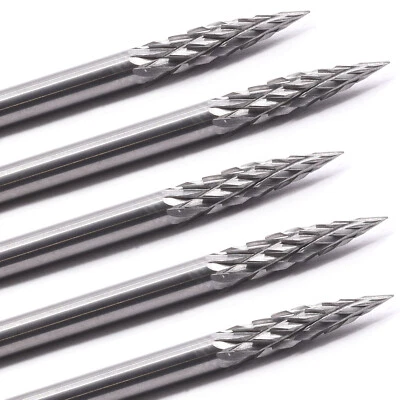 5x VHM Fräskopf 0 - 3mm Fräser Gravur für Dremel Proxxon Zubehör Multiwerkzeug - Bild 1 von 4