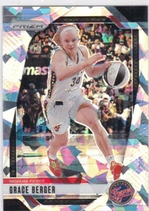 2024 WNBA Prizm Grace Berger Cracked Ice Prizm #89 Indiana Fever - Picture 1 of 1