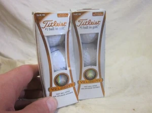 Titleist Velocity Golf Balls - Fast Ball Speed for Explosive Distance (6 Balls) - Picture 1 of 5